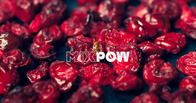 Cranberries séchées rouges en gros plan, souvent enrobées de sucre ajouté