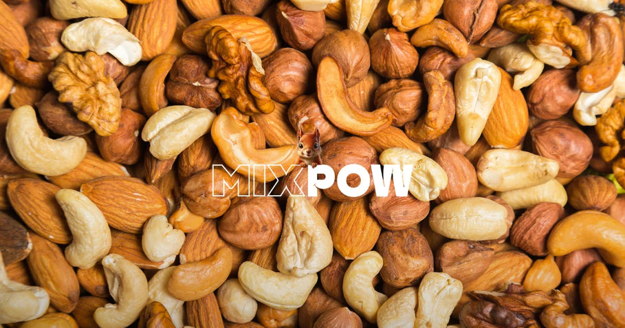 Mélange de noix de cajou, amandes, noisettes et cerneaux de noix — aliments anti-inflammatoires