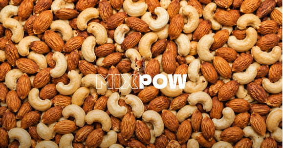 Amandes et noix de cajou Mixpow à index glycémique bas pour diabète type 2