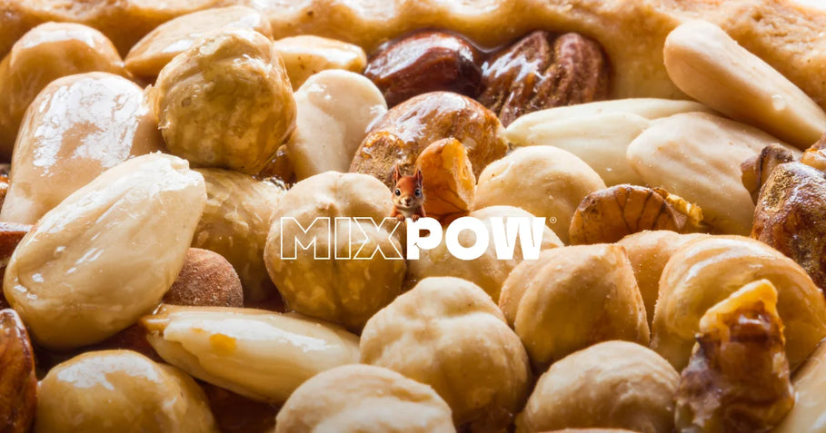 Noisettes, amandes et noix de pécan grillées — base d'une pâte à tartiner maison sans huile de palme