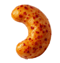 Noix de cajou épicée vue de profil — snack pimenté fruits secs grillés Mixpow