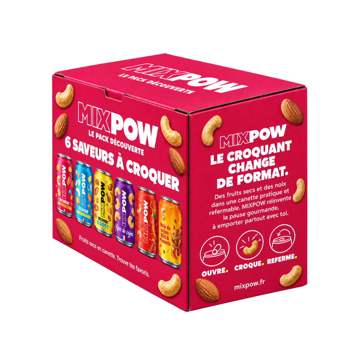 Pack Découverte MIXPOW — Les 6 saveurs