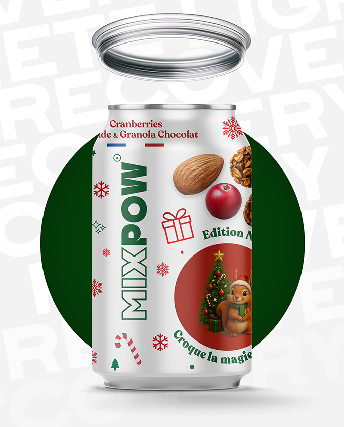Merry mix canette snack noel